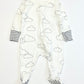Ribbed clouds zip onesie - Size 000