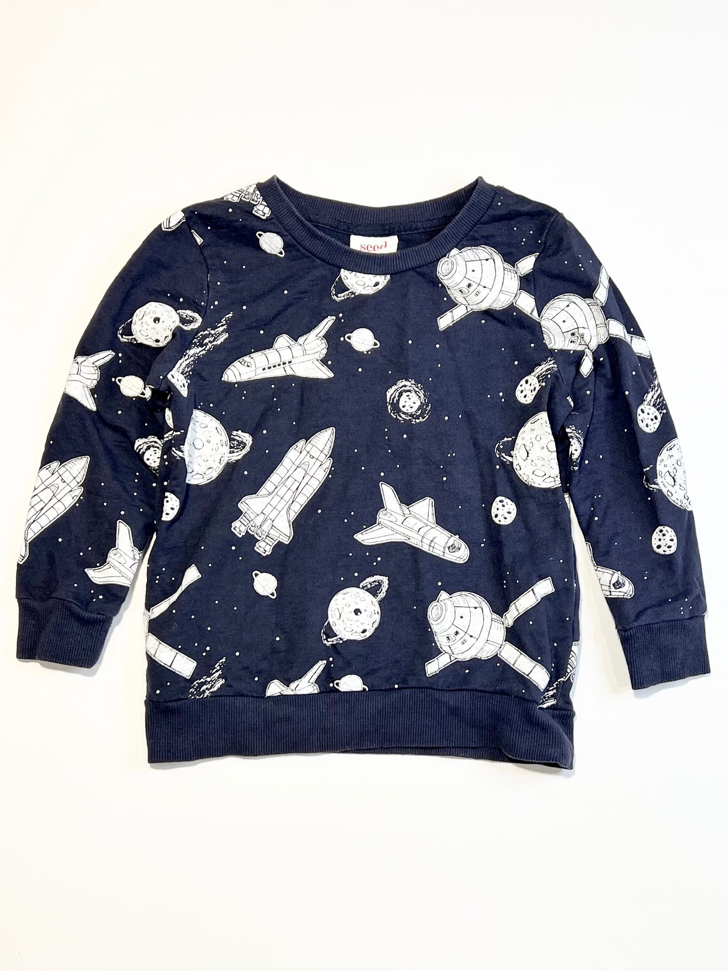 Rockets and planets sweater - Size 4