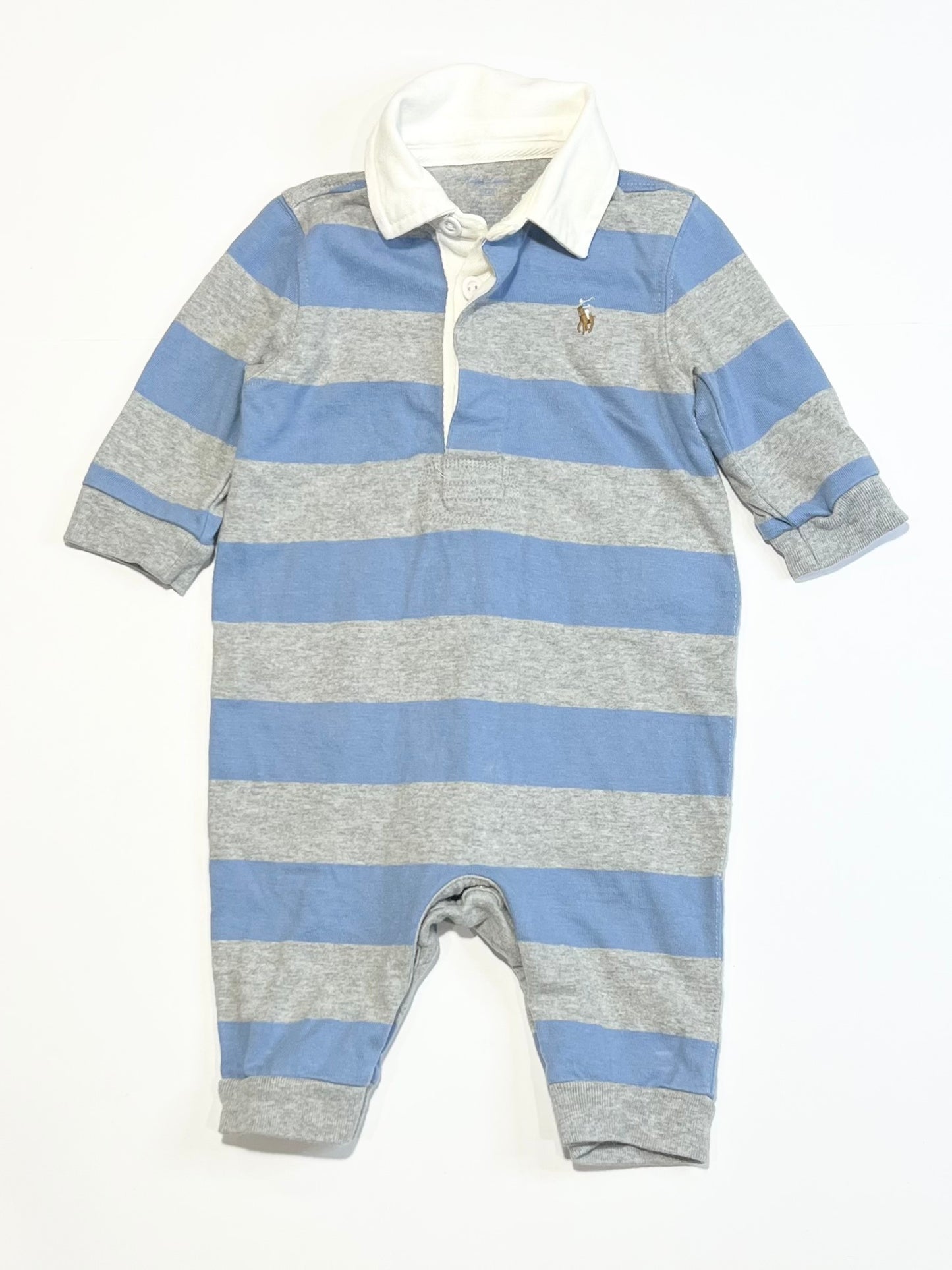Striped polo onesie - Size 000