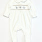 Velour elephants onesie - Size 000
