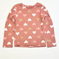 Ribbed hearts top - Size 4