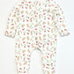 Bunnies and veggies zip onesie - Size 000