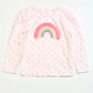 Pink rainbow top - Size 4