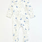 Blue deers zip onesie - Size 000