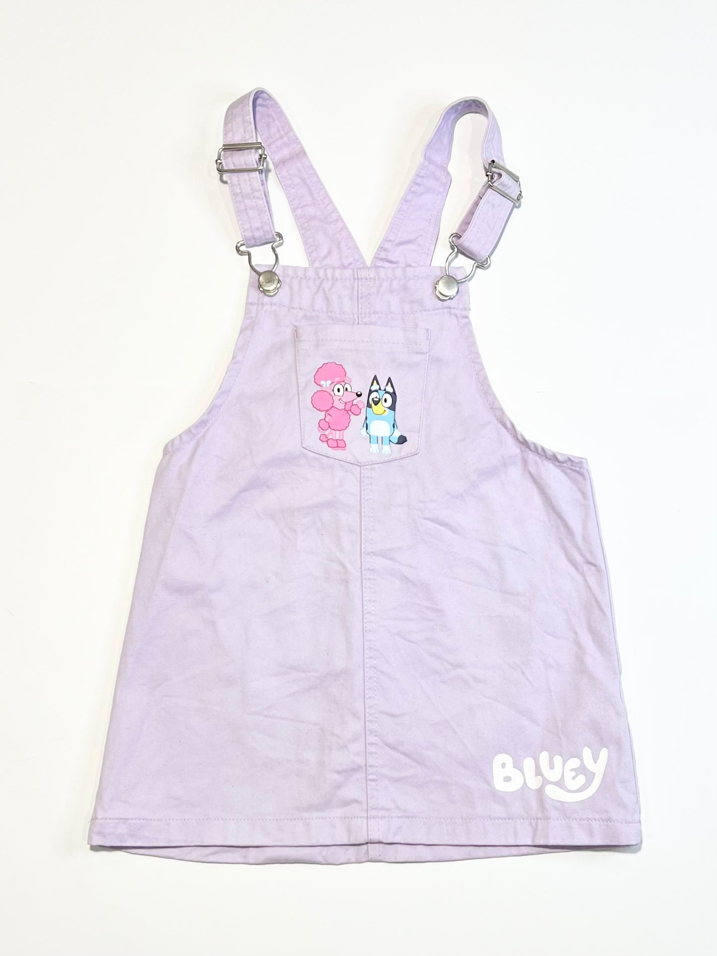 Purple pinafore - Size 4