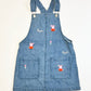 Embroidered denim pinafore - Size 4