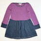Striped ribbed dress - Size 4