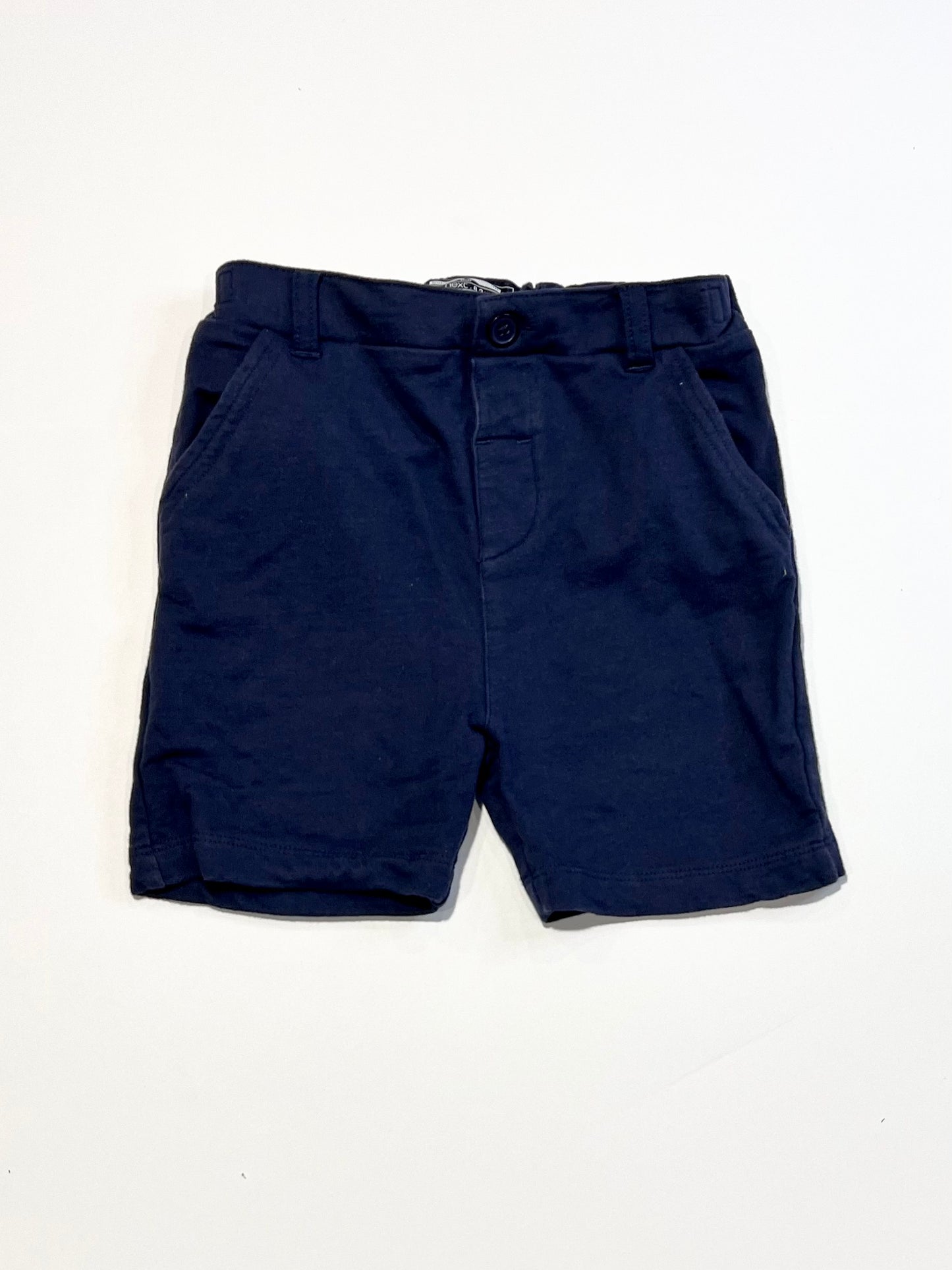 Navy jersey shorts - Size 4-5