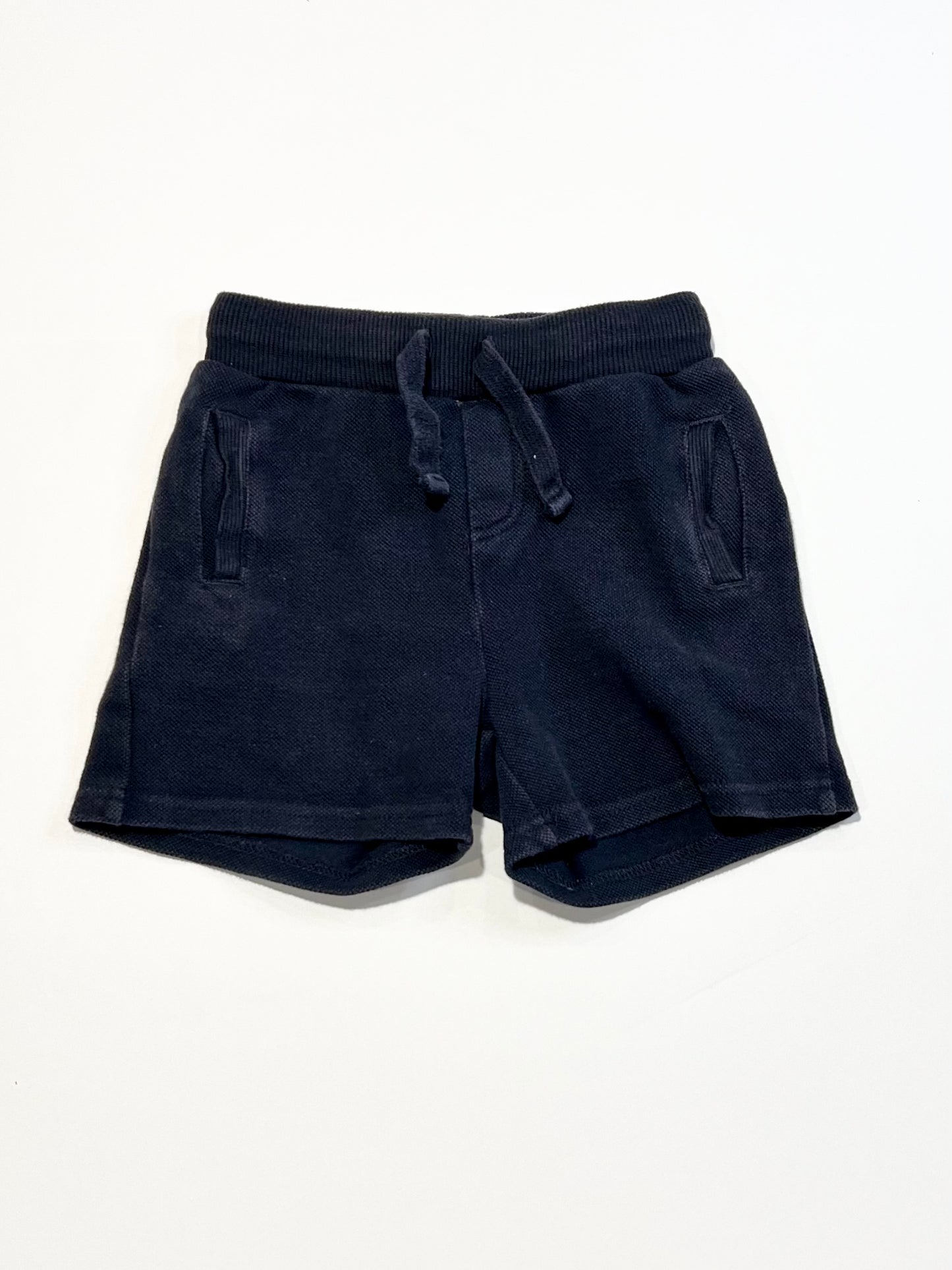 Navy waffle shorts - Size 4