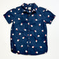 Navy Santa shirt - Size 4