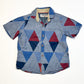 Blue triangles shirt - Size 4