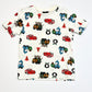 Christmas Cars tee - Size 4