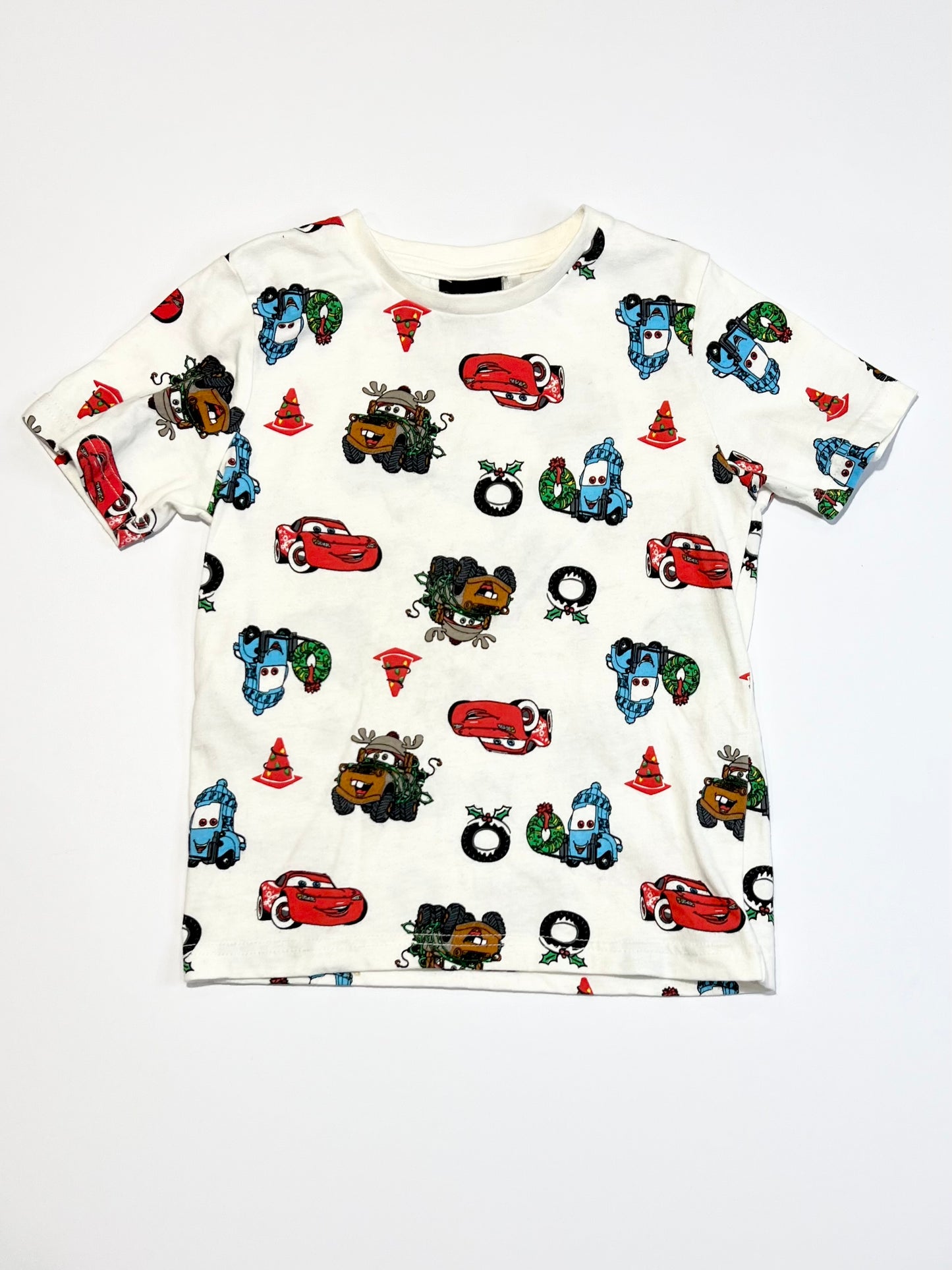 Christmas Cars tee - Size 4