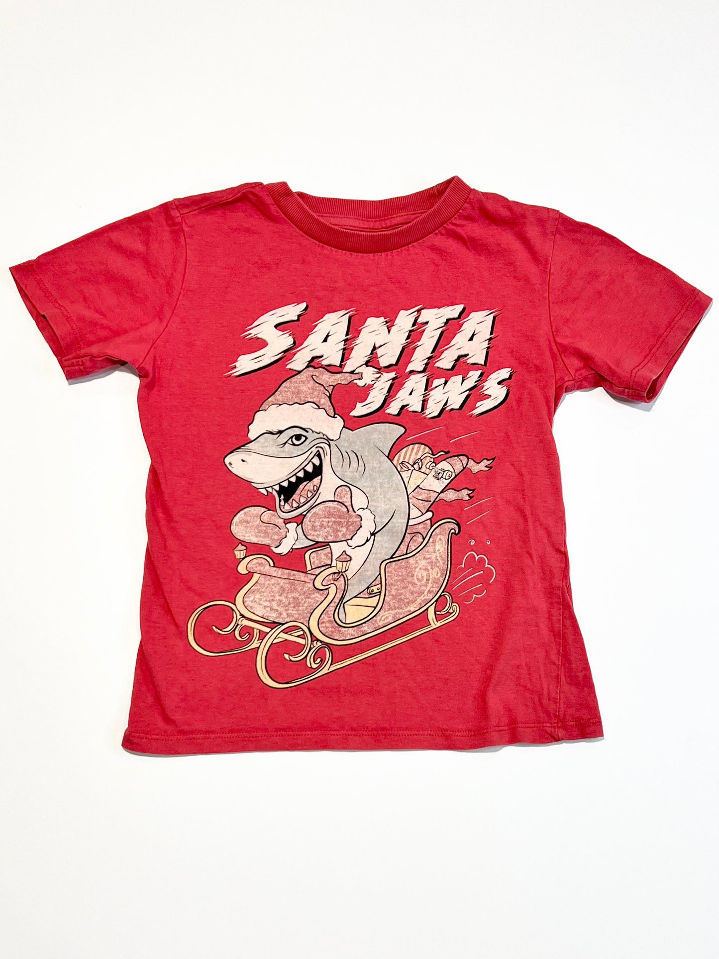 Santa Jaws tee - Size 4