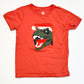 Christmas t-rex tee - Size 4