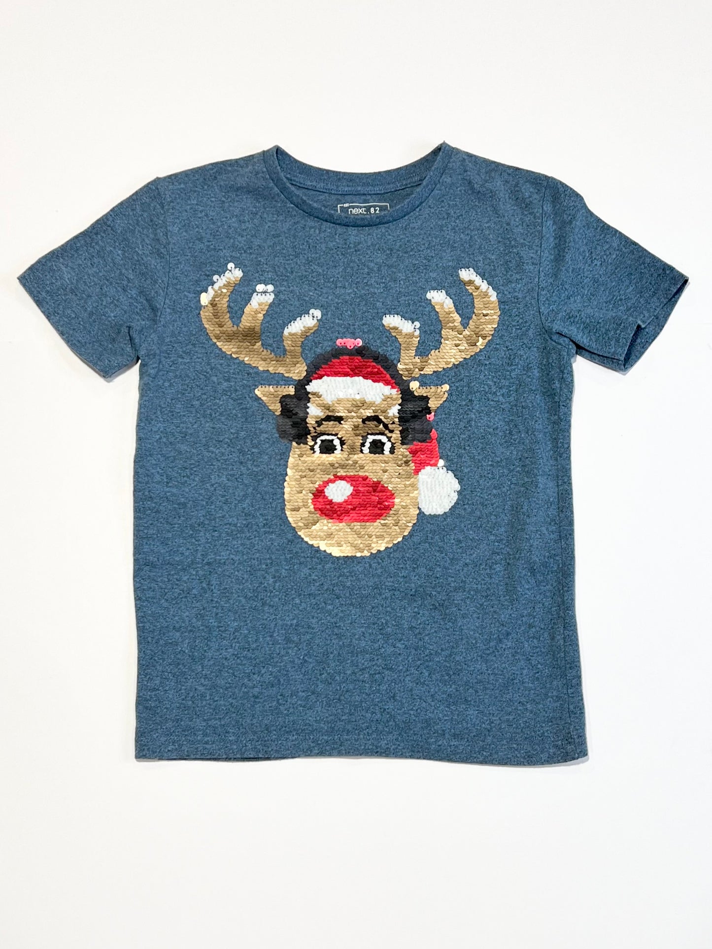 Sequined Christmas tee - Size 4-5