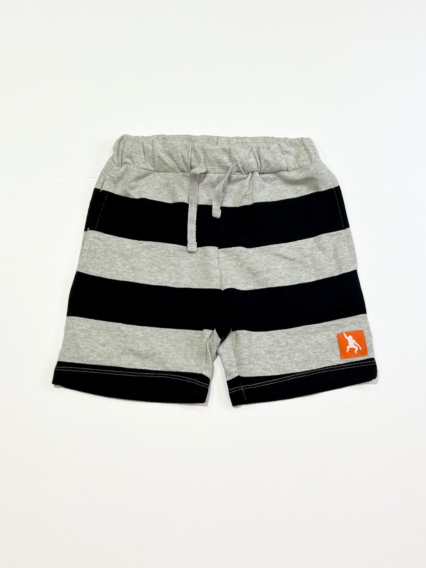 Striped jersey shorts - Size 4