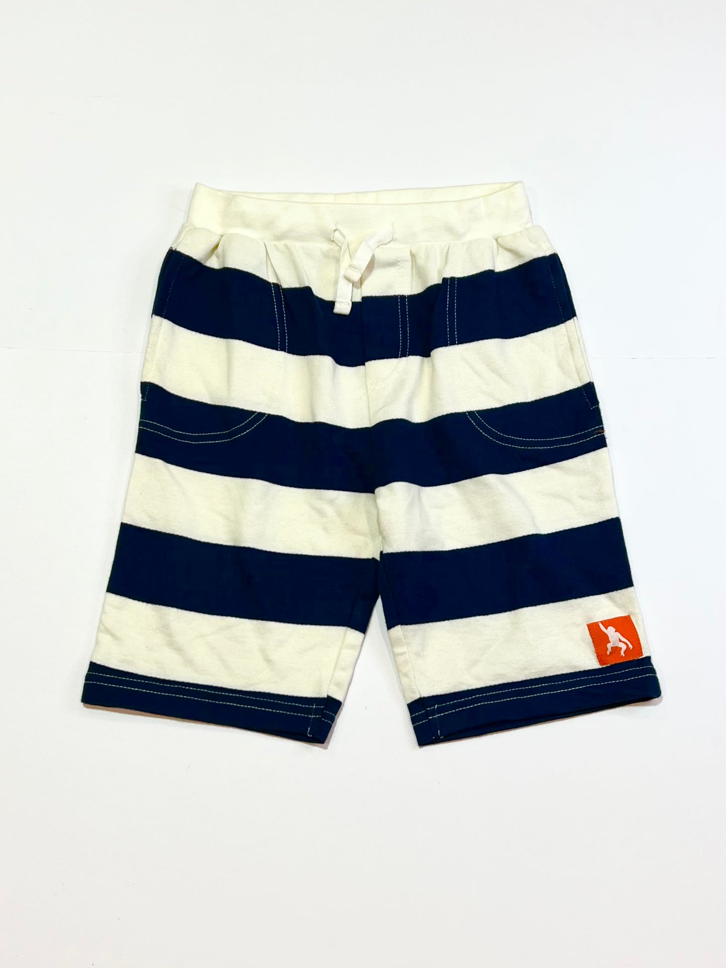 Striped jersey shorts - Size 4