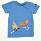 Blue puppies tee - Size 4-5