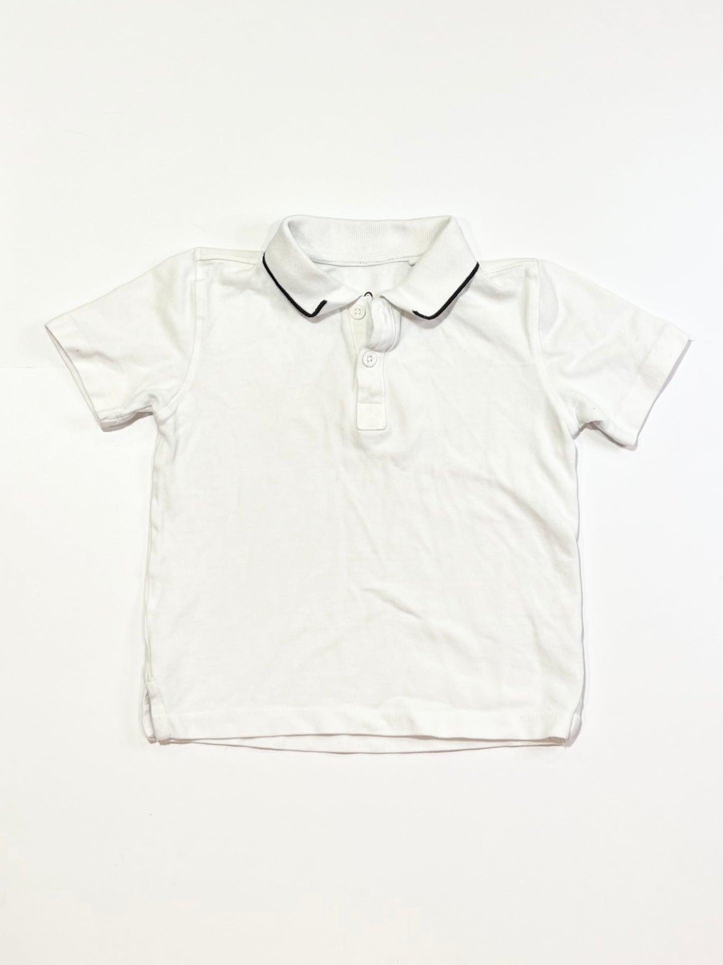White polo shirt - Size 4