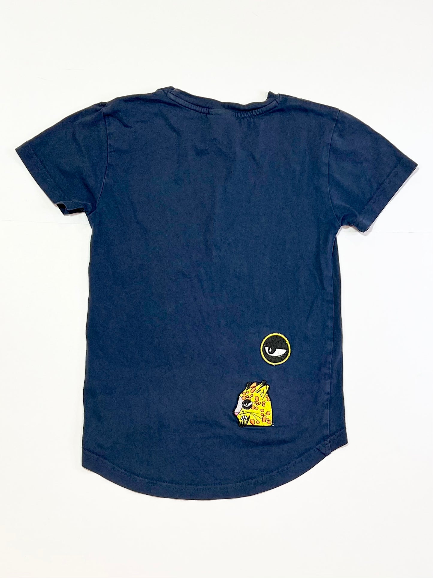 Navy badge tee - Size 4