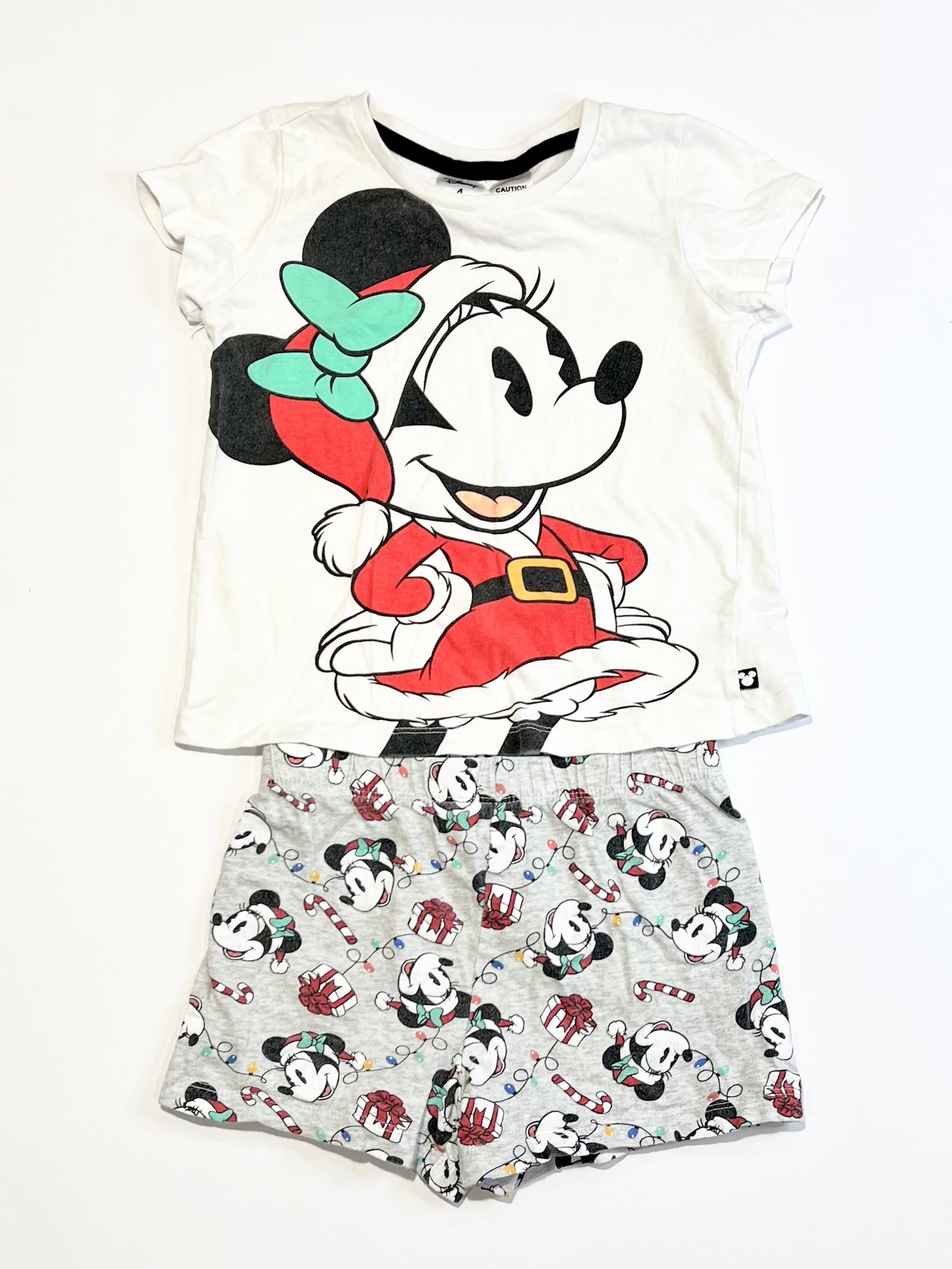 Christmas Minnie pyjamas - Size 4
