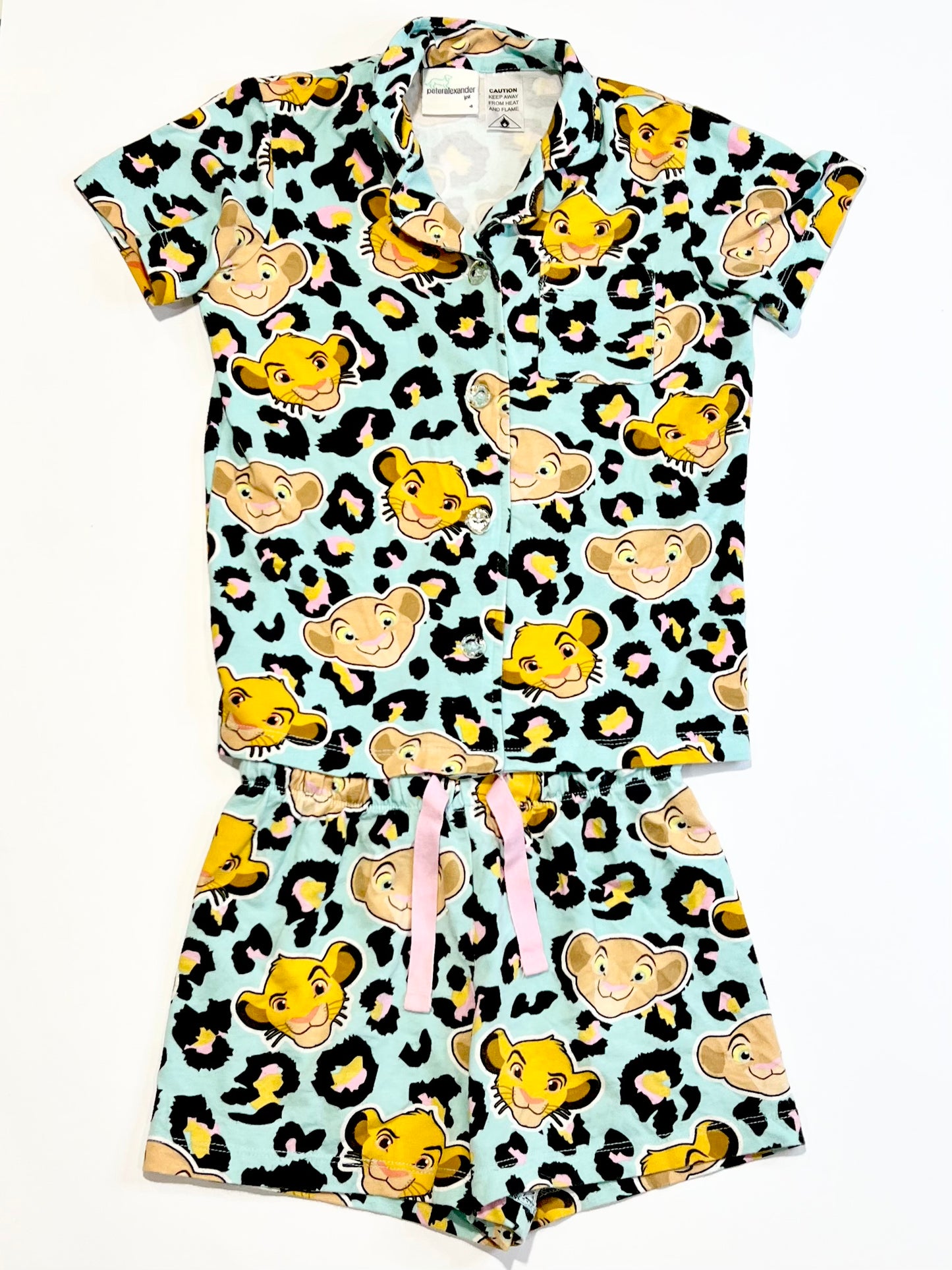 Lion King jersey pyjamas - Size 4