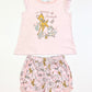 Pink Bambi pyjamas - Size 4