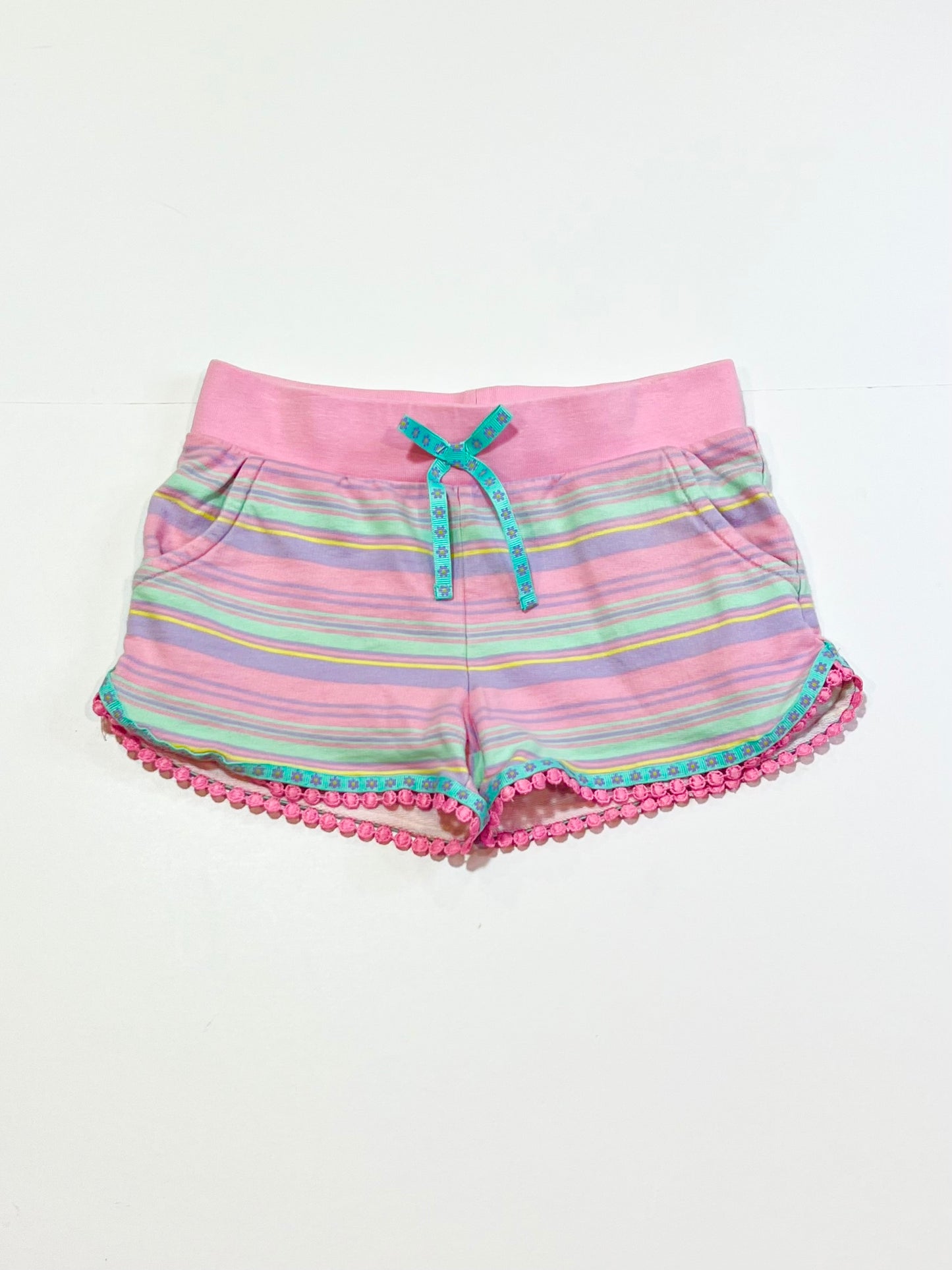 Striped sweat shorts - Size 4