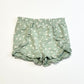 Green floral shorts - Size 4