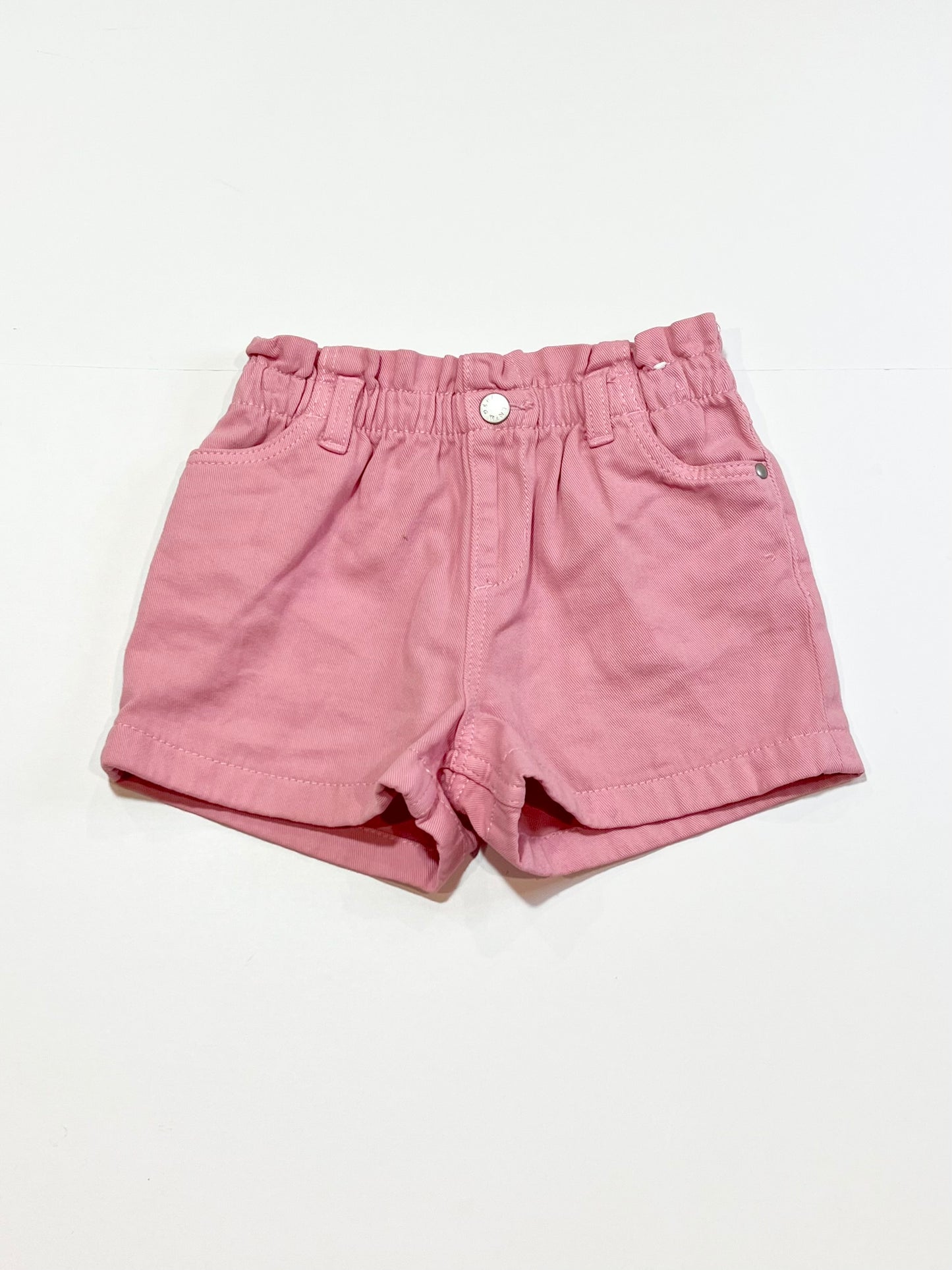 Pink denim shorts - Size 4