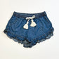 Chambray ruffle shorts - Size 4