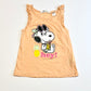 Snoopy ruffle tank - Size 4-6