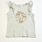 Reindeer ruffle tank - Size 4