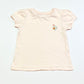 Pink embroidered tee - Size 4
