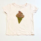 Sequined ice cream tee - Size 4