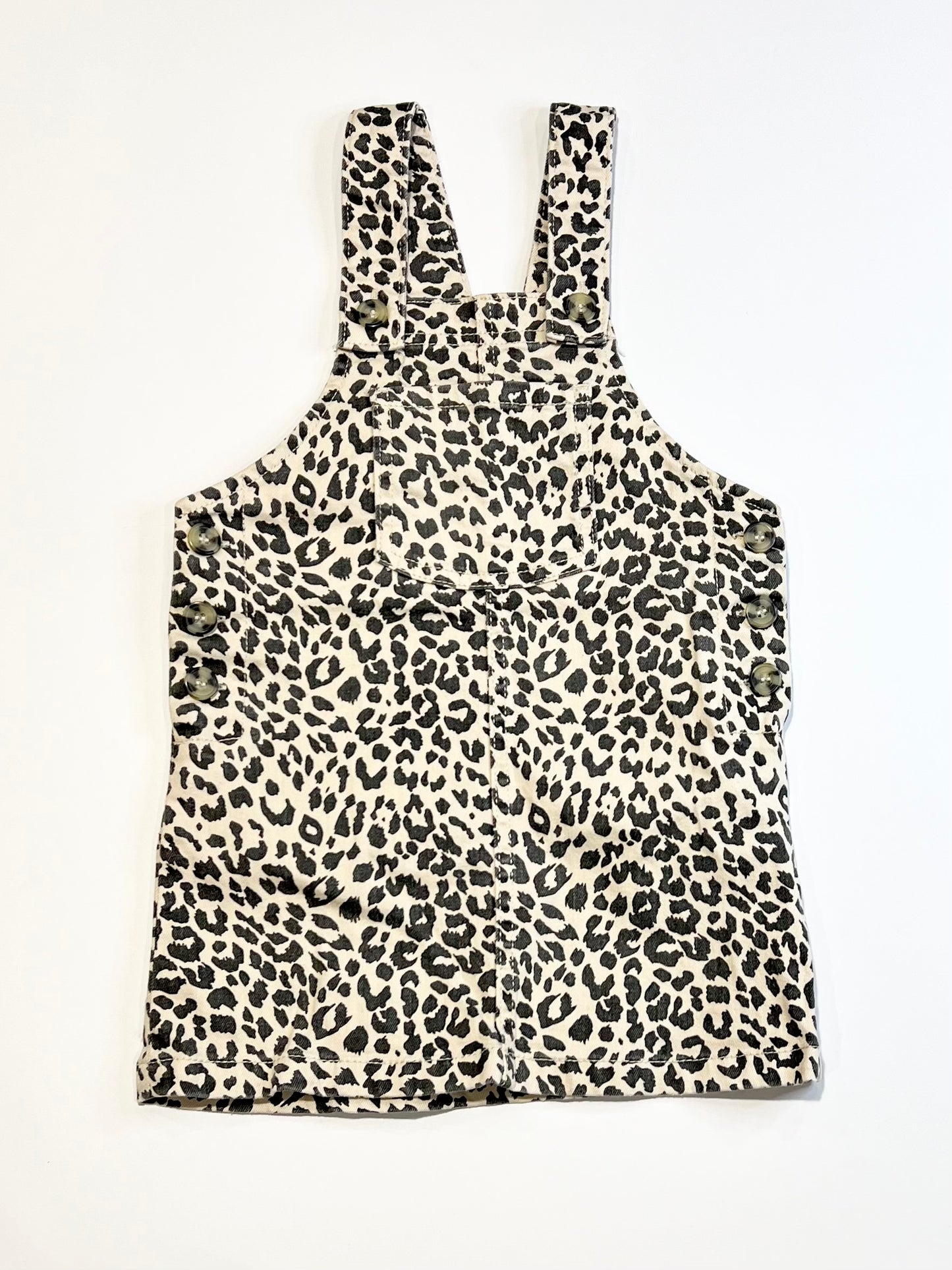 Animal print pinafore - Size 4