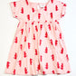 Seahorse jersey dress - Size 4