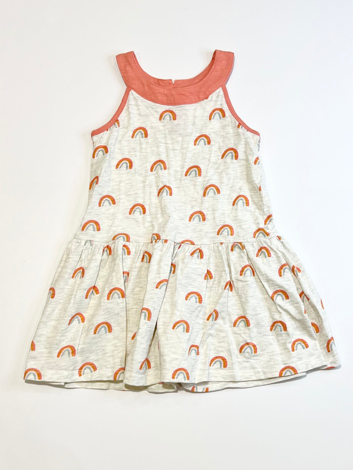 Rainbows jersey dress - Size 4