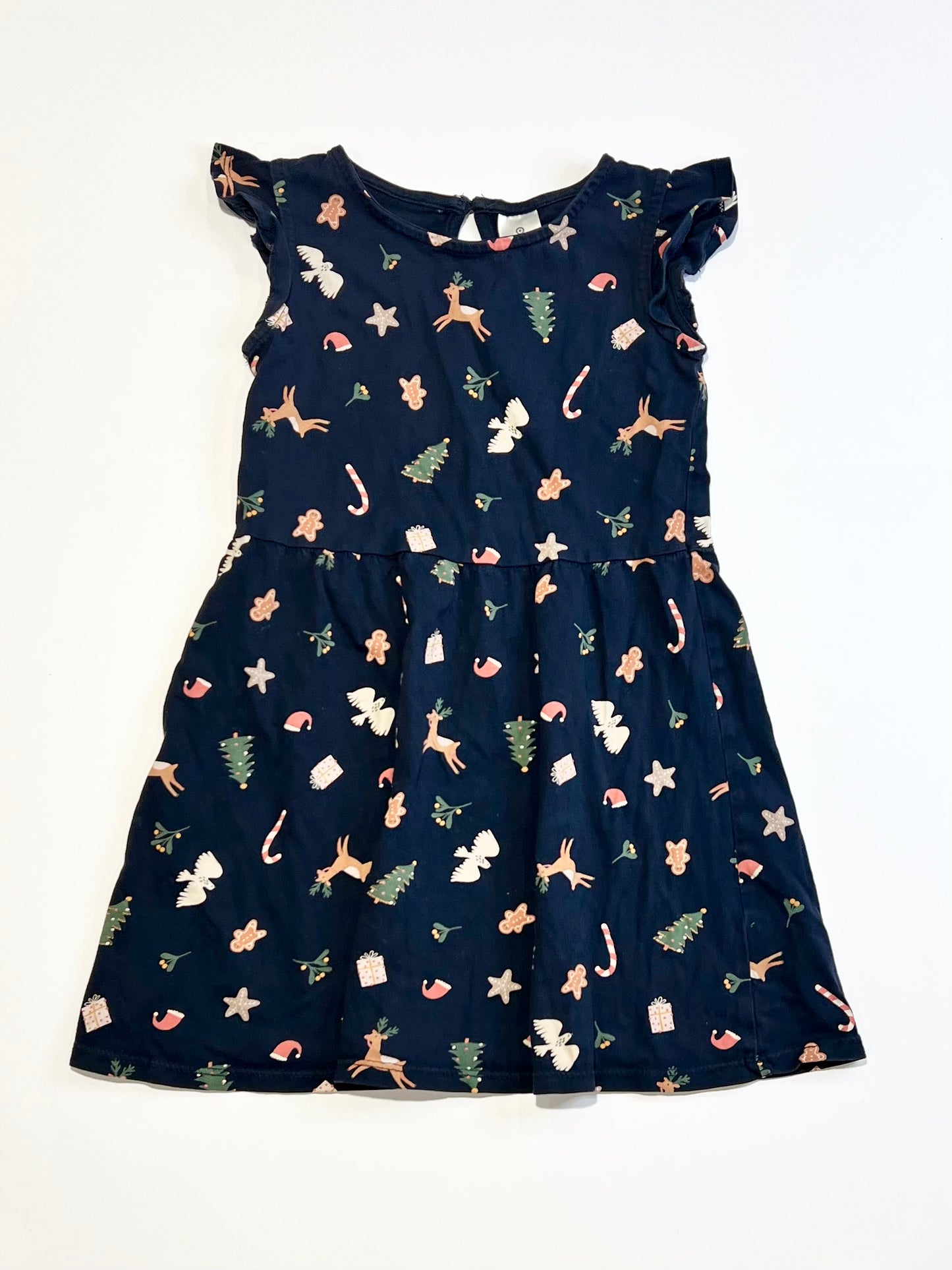 Navy Christmas dress - Size 4
