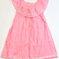 Pink striped dress - Size 4