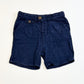 Navy woven shorts - Size 3-4