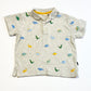 Embroidered dinosaur polo shirt - Size 3-4