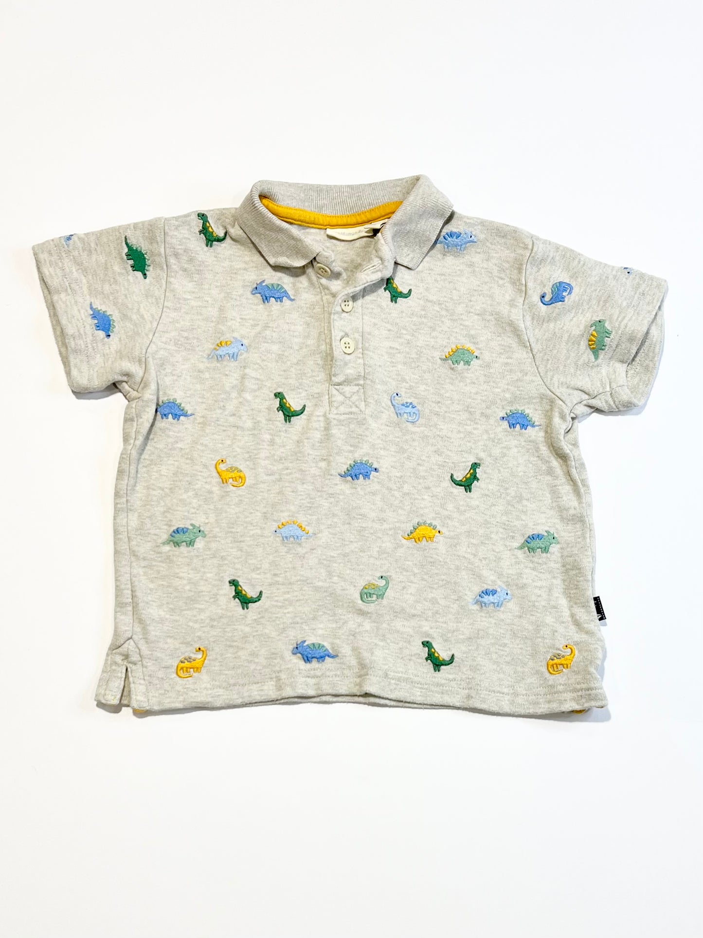 Embroidered dinosaur polo shirt - Size 3-4