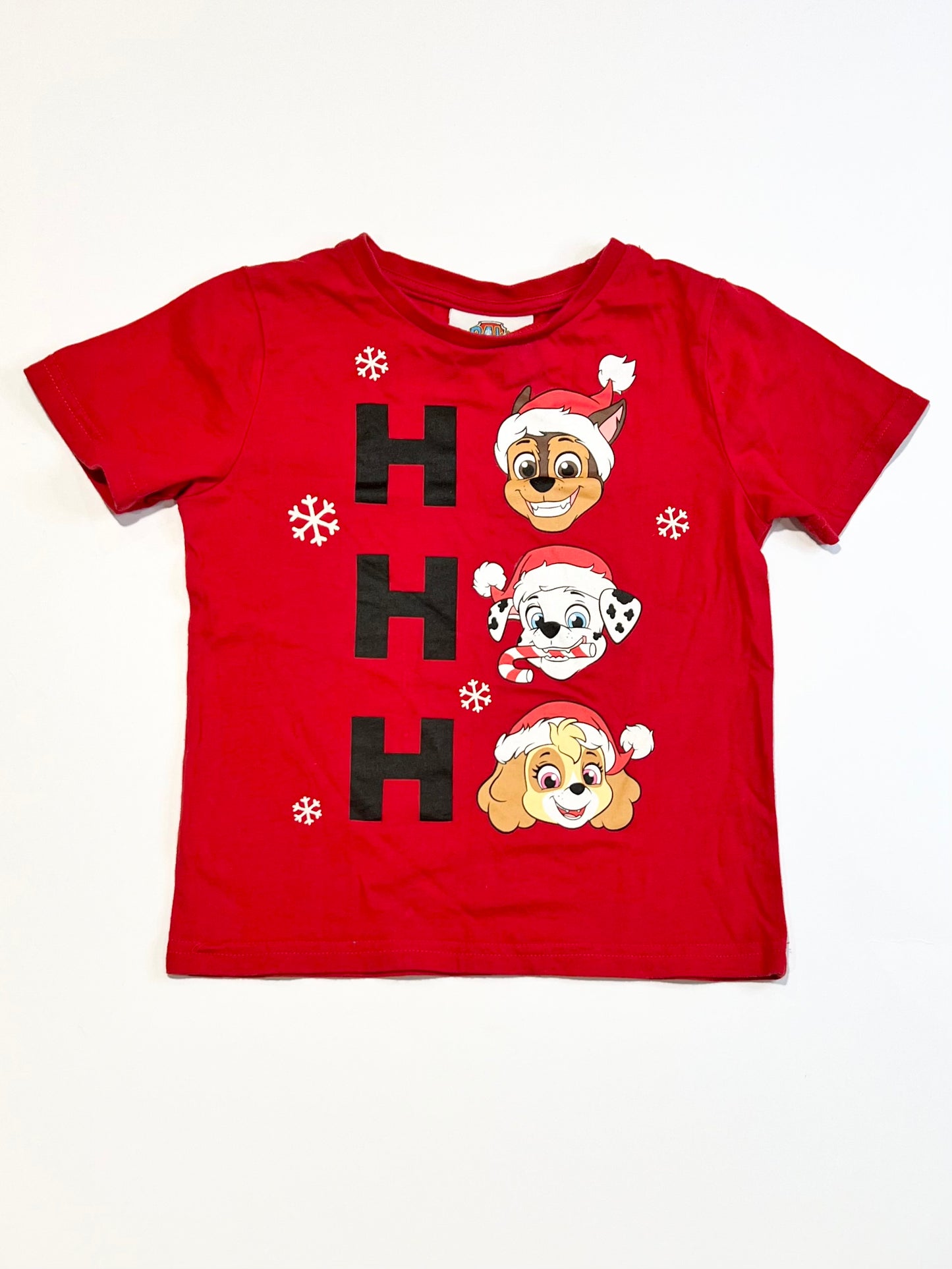 Paw Patrol Christmas tee - Size 3