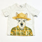 Grey dog tee - Size 3