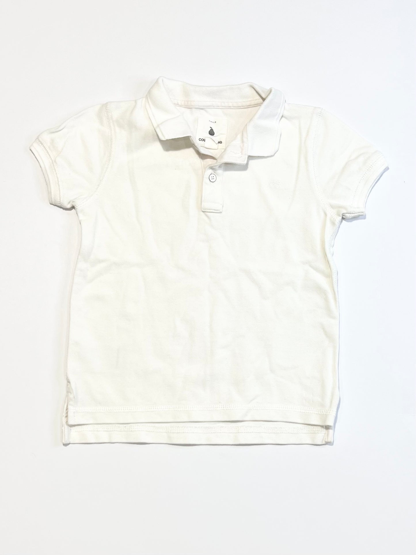 White polo shirt - Size 3