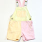 Pastel denim overalls - Size 4
