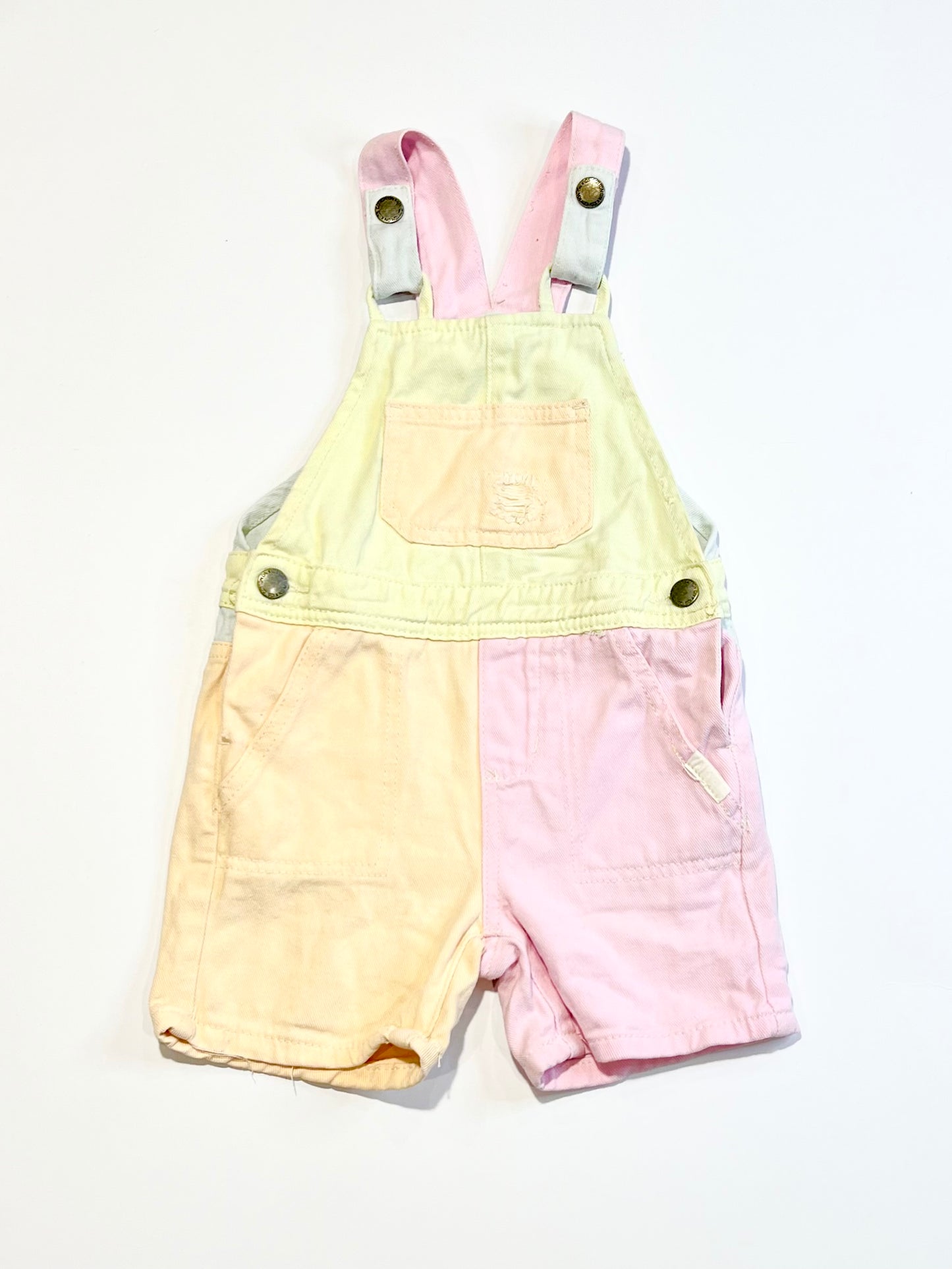 Pastel denim overalls - Size 4