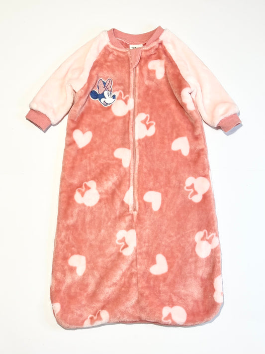 Minnie Mouse fleece sleeping bag - Size 3-6 months